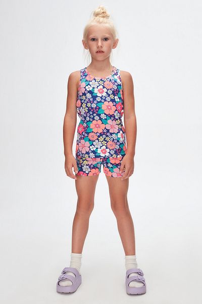 LOVETTI Neon Garden Girl's Patterned Sleeveless T-Shirt