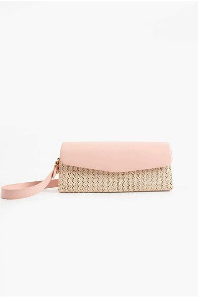 Butik Tacca Flaner Model Straw Women's Hand and Shoulder Bag