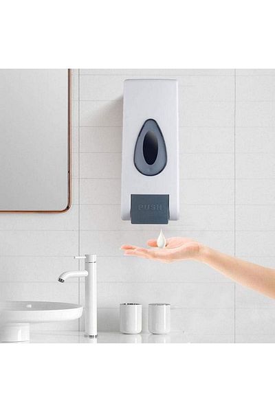 Sea Home 1 Piece 350 ml Shower Shampoo Dispenser,Refillable Shampoo and Conditioner Bottles M-2572