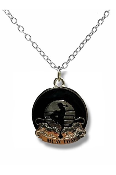 Herşey Nota روح المواي تاي – قلادة للجنسين مع مجسمات فنون الدفاع عن النفس (مع...