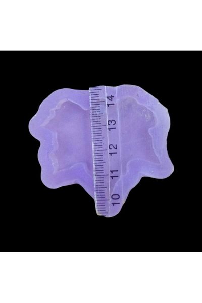 ElHobi 10 Pieces Resin Epoxy Mold Multiple Pendant Keychain Plane Leaf 4.5 cm