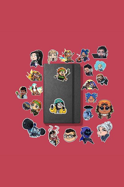 MS Major Selection Valorant Pack /Bullet Journal Notebook Sticker Agenda Laptop Sticker