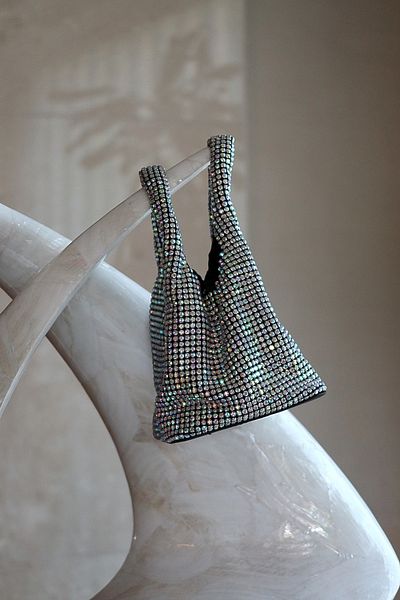 Moom Bag Geantă de seară cu lanț cu mâner dublu RGB Stone pentru femei