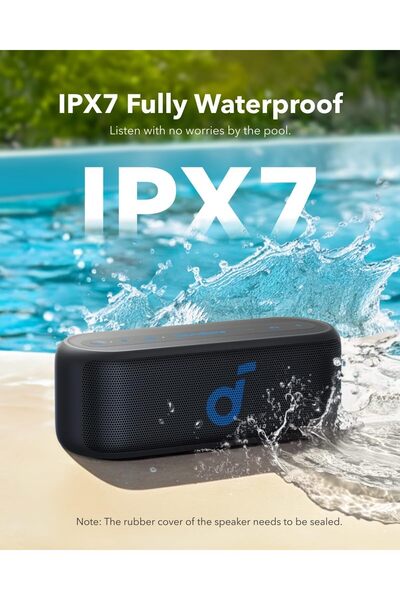 Generic soundcore by Anker Select 2S Bluetooth Speaker, 20W Stereo, BassUp, IPX7, 16H Playtime