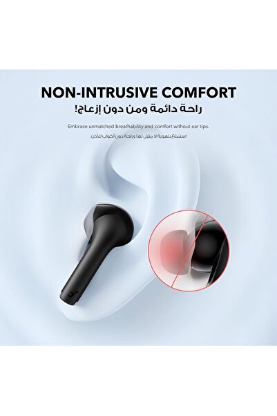 Anker Soundcore Soundcore K20i by Anker - Semi-in-Ear Bluetooth Earbuds, 36H Playtime, ENC 2-Mic (Black)