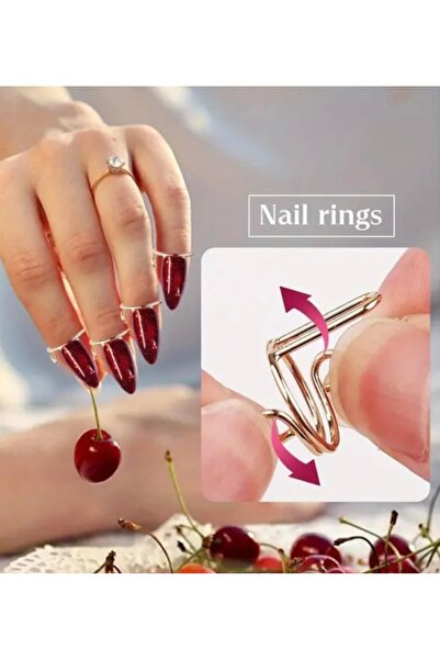 Freya Müslüman Kadınlar için 10'lu Tak-Çıkar İslami Tırnak Yüzüğü/Aparat