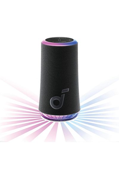 Soundcore Portable Speaker Glow with 30W 360-degree Light, Bluetooth