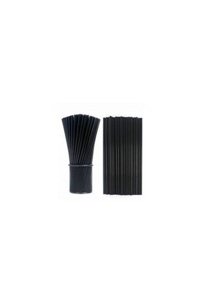 Ambalaj Evi Black Frozen Cocktail Straw Burger Straw 1000 Li