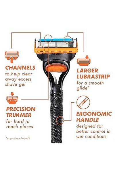 Gillette Fusion 5 Razor 1 Handle + 5 Blade