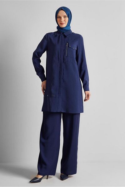 Alvina Eyelet Detailled Tunic 45533