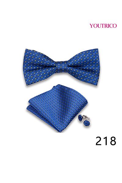 Youtrico Suit Tie Handkerchief Cufflink-Premium Handmade 3-Piece
