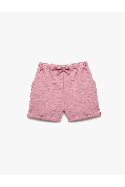 Koton Pantaloni scurți de bază cu fundă și talie elastică cu buzunar