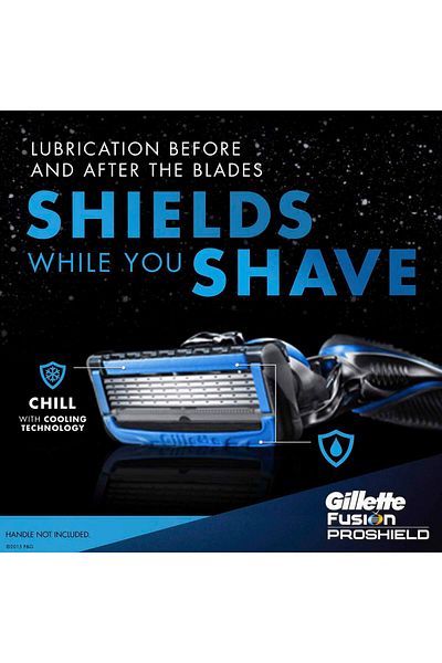 Gillette Fusion ProShield 5 Chill Men's Razor Blades 4 pcs