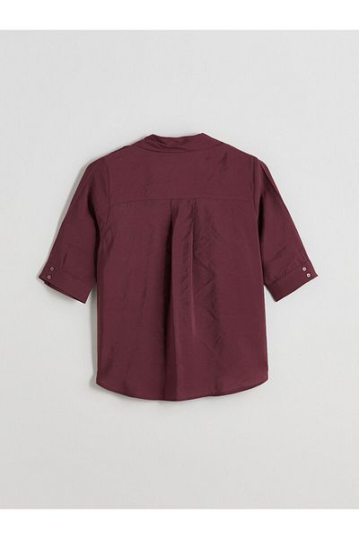 LC Waikiki Shirt Collar Modal Blended Blouse