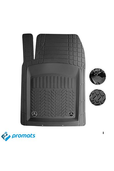 PROMATS Covorașe Auto Cauciuc 4d Tăviță ®, Set 5 Buc