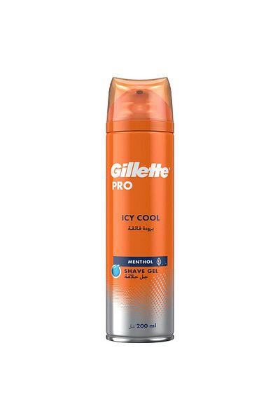 Gillette Pro Shave Gel Icy Cool Menthol 200 ml