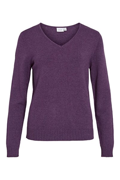 VILA Strickpullover VIRIL V-Ausschnitt