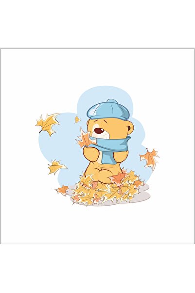 Reysa Tasarım Autumn Bear Sticker