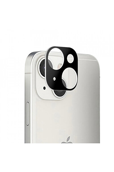 Techsuit Folie foto pentru iPhone 13 / iPhone 13 Mini - Techsuit Full Camera Glass - Negru
