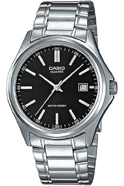 Casio Men's Watch Analogue Stainless Steel Silver,