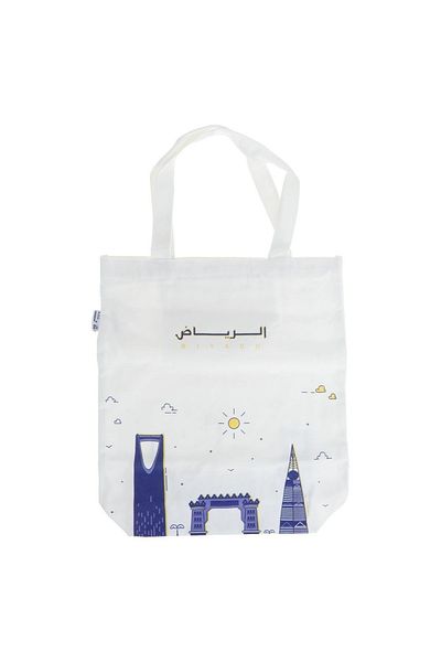 Shababuna X Hnak Our Kingdom Riyadh Canvas Tote Bag TA0004-2