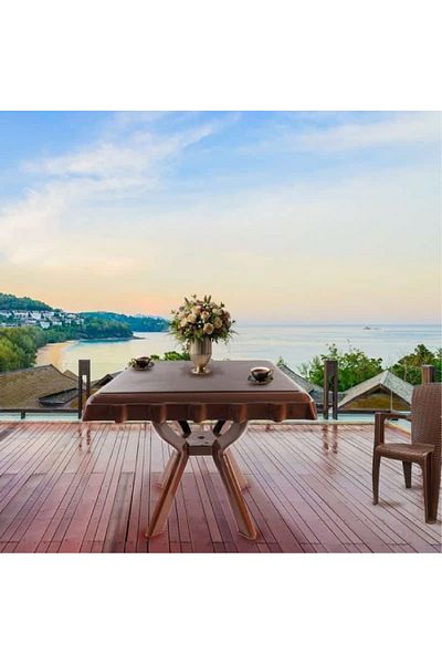 rexa Square Plastic Table – 80x80x75 cm Durable & Easy-to-Assemble