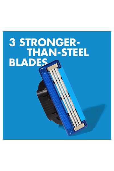 Gillette Mach3 Turbo 3D Motion Razor 1 Handle + 6 Blades for Enhanced Flexibility, Comfort