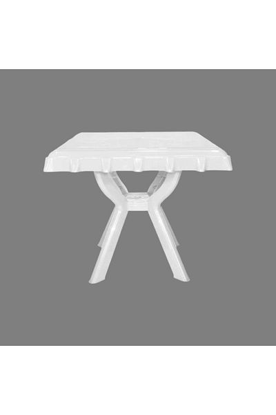 rexa Square Plastic Table – 80x80x75 cm Durable & Easy-to-Assemble