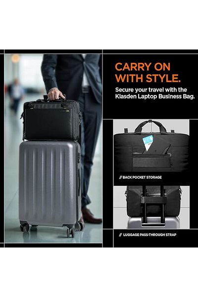 Spigen Life Klasden Laptop Bag with Crossbody Strap KD300 for MacBook Pro/Air Lenovo HP Laptops