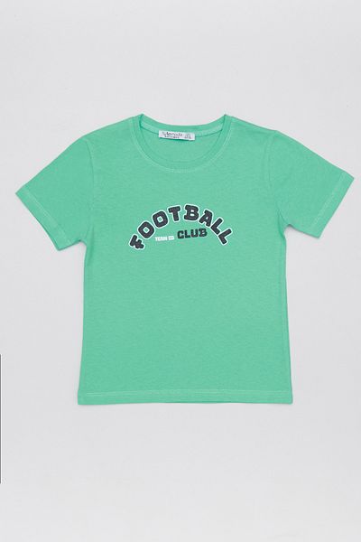 Fulla Moda Αγόρι μπλουζάκι από 100% βαμβάκι μπροστά και πίσω με στάμπα Football Club