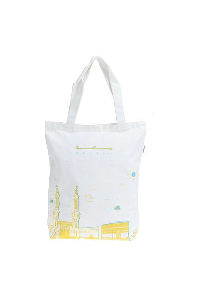 Shababuna X Hnak Our Kingdom Makkah Canvas Tote Bag TA0004-3