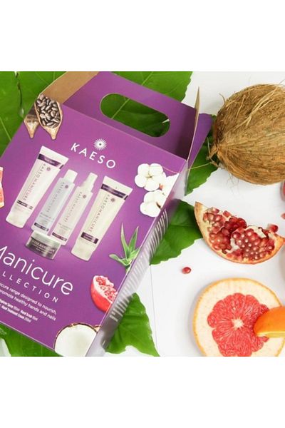Kaeso Luscious Manicure Kit – 5-Step Hand & Nail Ritual for Soft, Healthy Hands