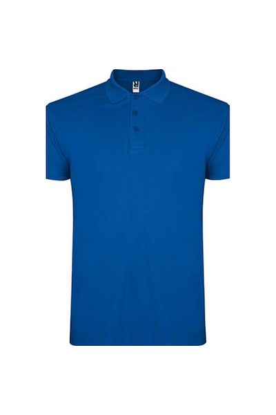 OEM Tricou polo pentru copii cu maneca scurta, bumbac, nuanta albastru inchis, marimea 12 ani
