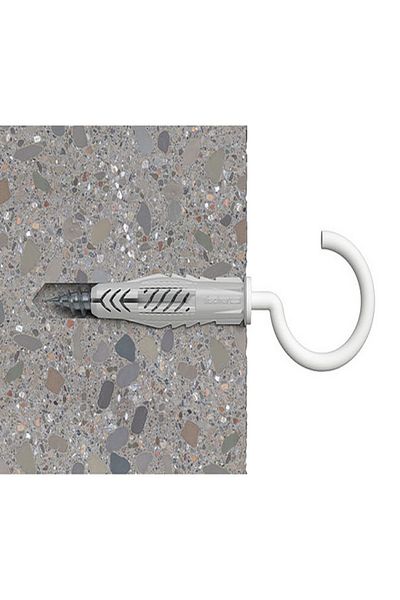 Fischer قابس عالمي UX 8 × 50 RH مع حافة وخطاف دائري
