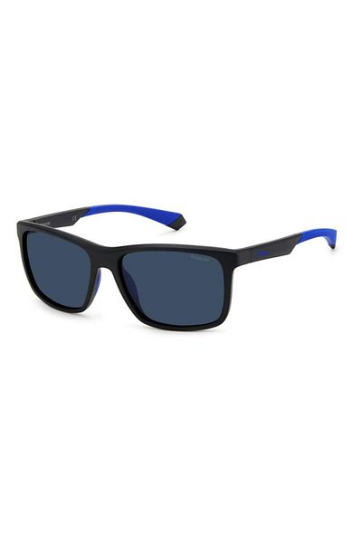 Polaroid Ochelari de soare polarizați pentru bărbați Polaroid PLD 7043/S 0VK/C3, Plastic, Negru, 57 mm