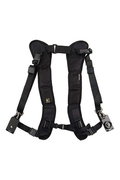 Generic Ozone Dual Shoulder Quick Release Neck Belt Sling Strap For DSLR Cameras Black