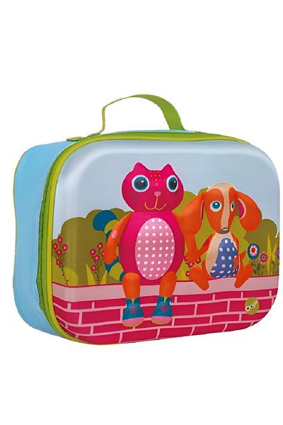 OOPS 3D Happy Snack City Lunch Bag – Insulated Kids Lunch Tote with Fun Cartoon Design