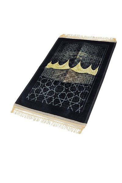 smart home Luxury prayer rug lined with soft microfiber fabric with a silky feel, 120 x 70 cm