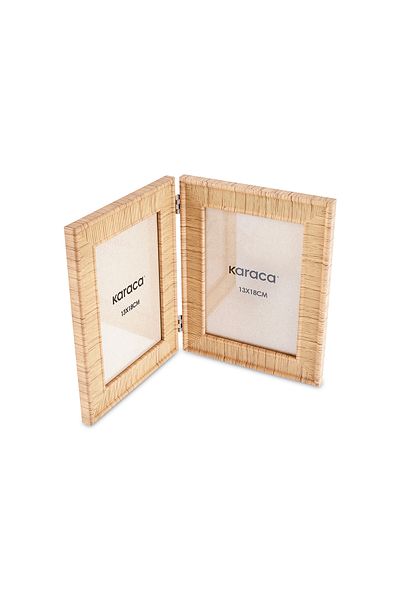 Karaca Elowen Wood Look 2-Piece Frame 13X18 cm
