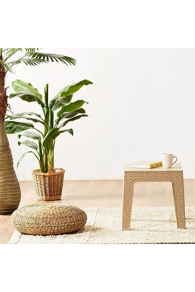 rexa Loft Tea Table – 50x50x45 cm Fixed Polypropylene Table for Dining & Living Spaces