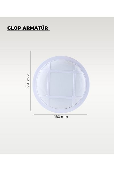 AC AYDINLATMA 30W Sinope Led Luminaire White Case White Light
