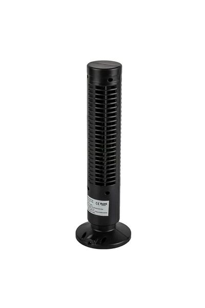 OEM USB Tower Fan, 33 cm, 2 Speeds, Oscillation, Silent, Portable, Black