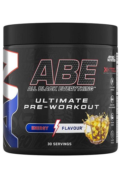 applied nutrition مسحوق ABE All Black Everything قبل التمرين، 375 جرامًا، بنكهة الطاقة