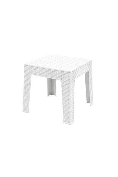 rexa Loft Tea Table – 50x50x45 cm Fixed Polypropylene Table for Dining & Living Spaces