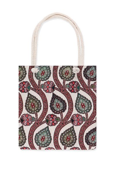Bursa İpek Ivy Pattern Tapestry Shoulder Bag