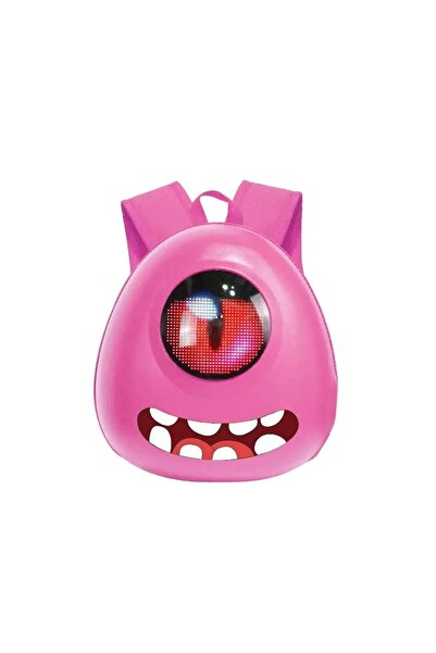 crelander Rucsac pentru copii cu LED-uri, impermeabil, roz