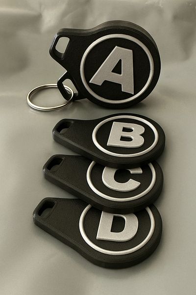 Bofen Letter Airtag Keychain /Airtag Case/Airtag Housing Box/Airtag Storage Box