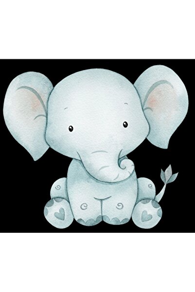 Reysa Tasarım ملصق حائط على شكل فيل جالس