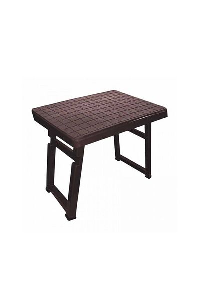rexa Folding Plastic Table – White Long Leg, 72x48x56 cm Durable & Portable Design