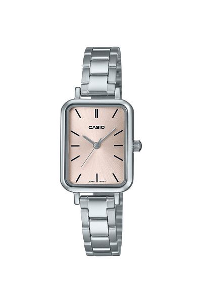 Casio Water Resistant Analog Quartz Stainless Steel Ladies Watch